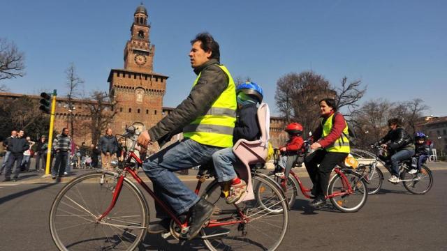Biciclette a Milano. Foto tratta dall'articolo